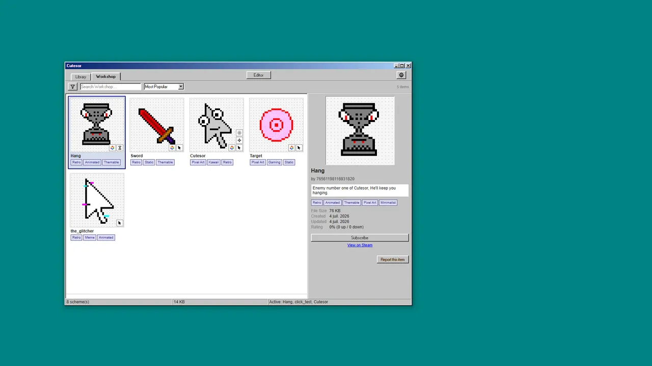 Cutesor screenshot 3