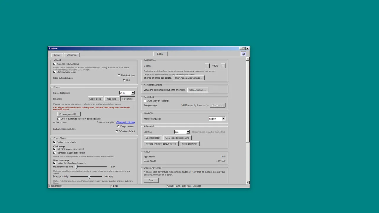 Cutesor screenshot 4