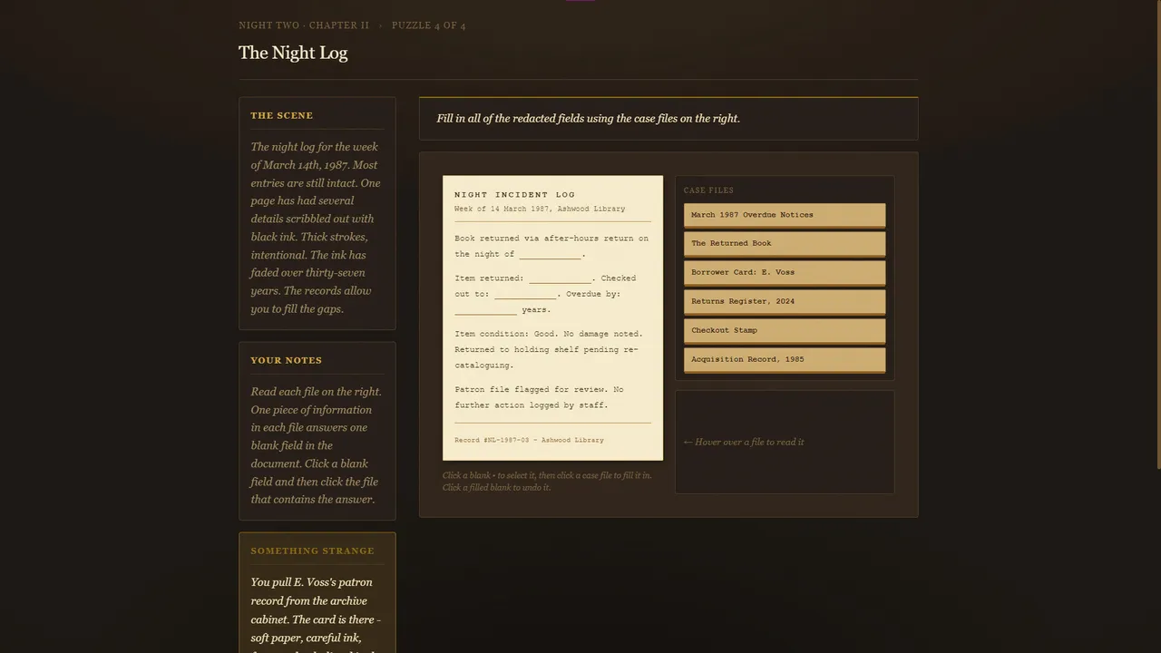 The Night Librarian screenshot 3