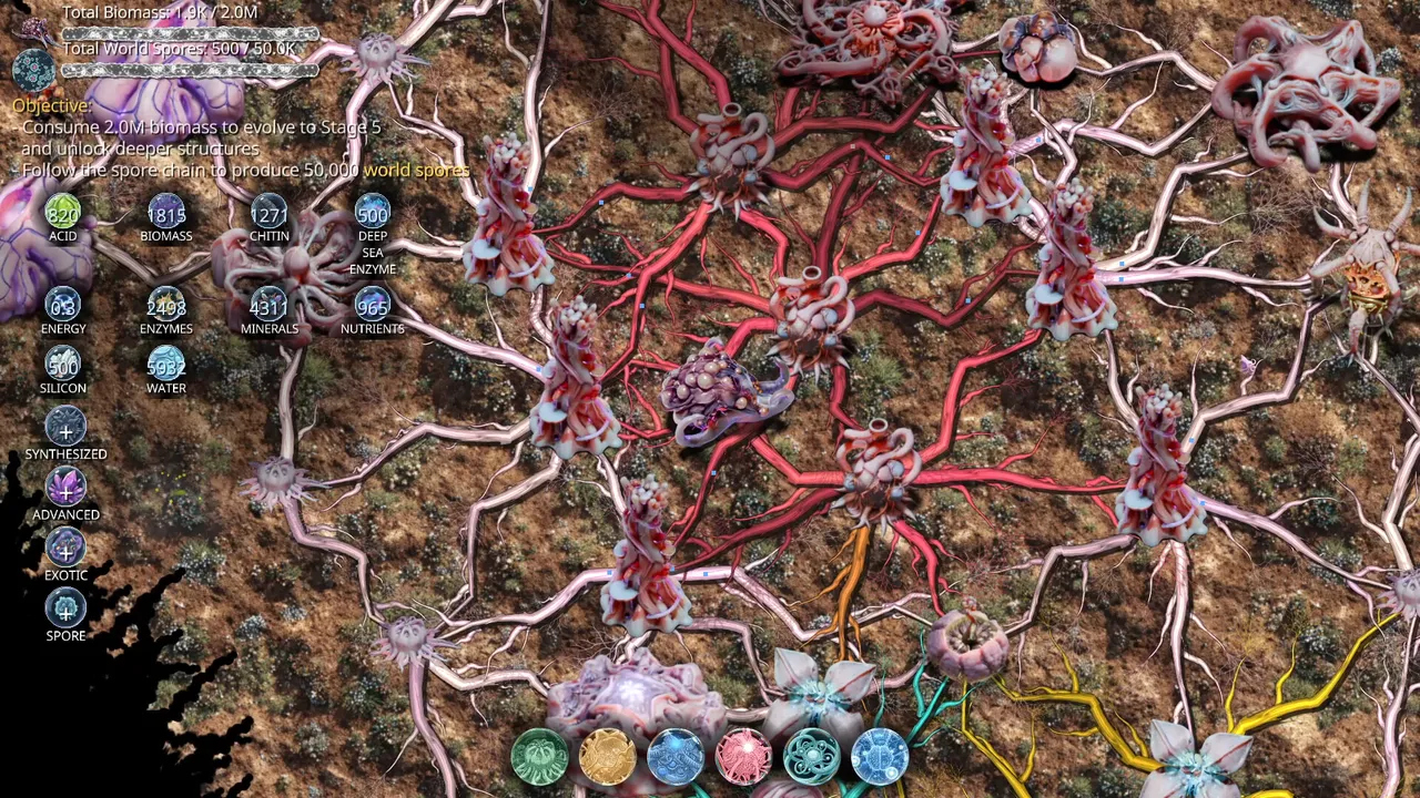Mycelium Conquest: Mitosis screenshot 4