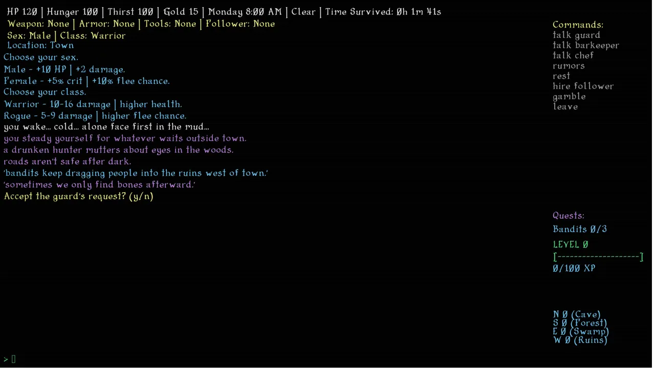 Dark Hollow RPG screenshot 3
