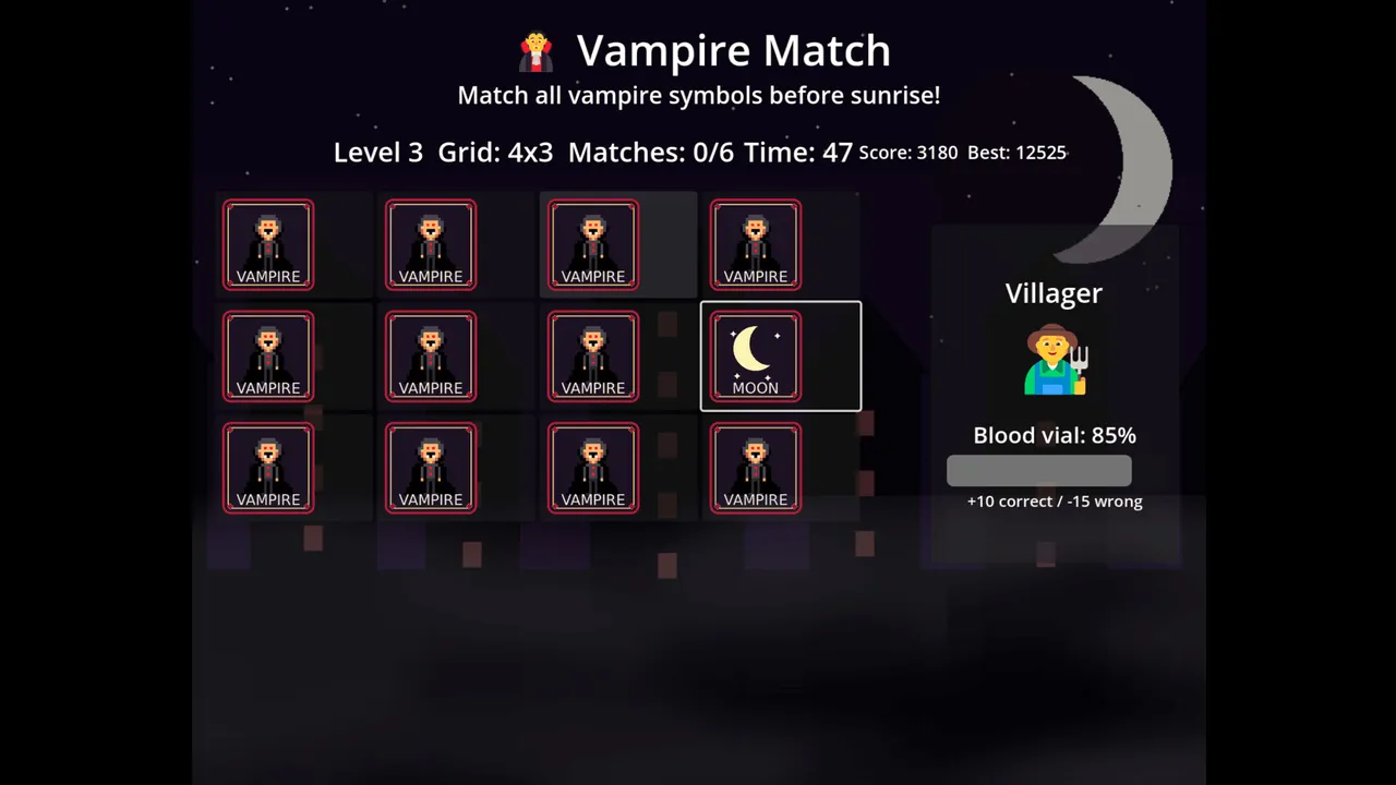 Vampire Match screenshot 4