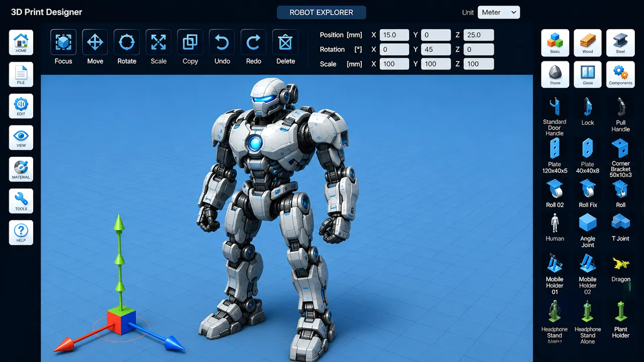 3D Print Designer screenshot 1