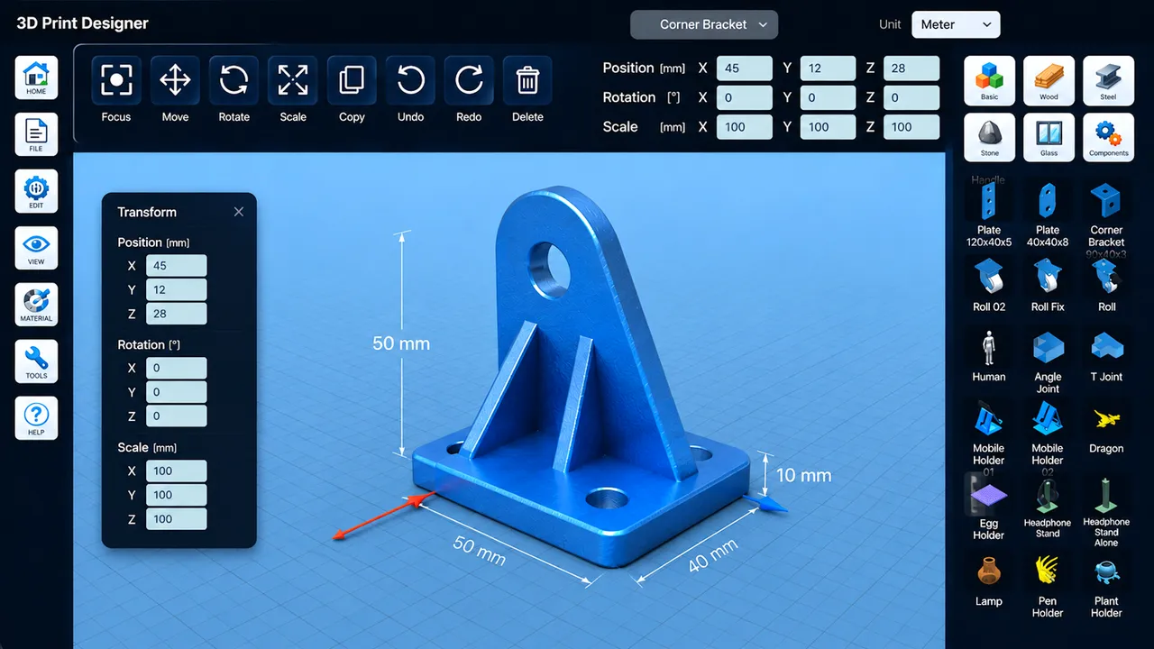 3D Print Designer screenshot 3