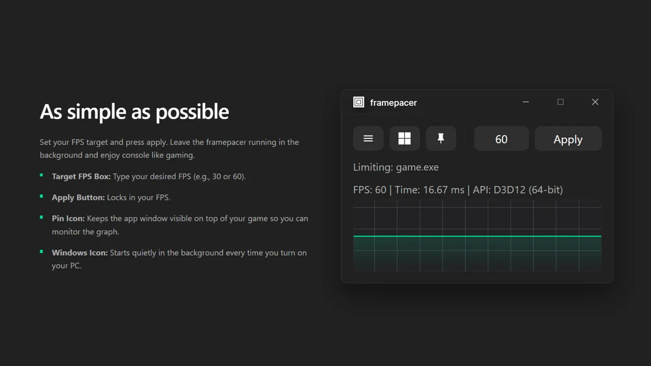 framepacer screenshot 1