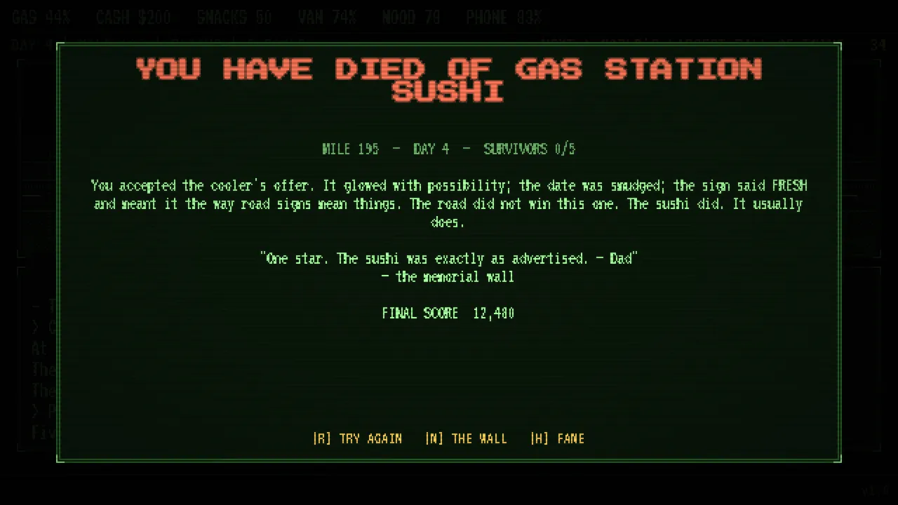 Gas Snacks & Tears screenshot 1