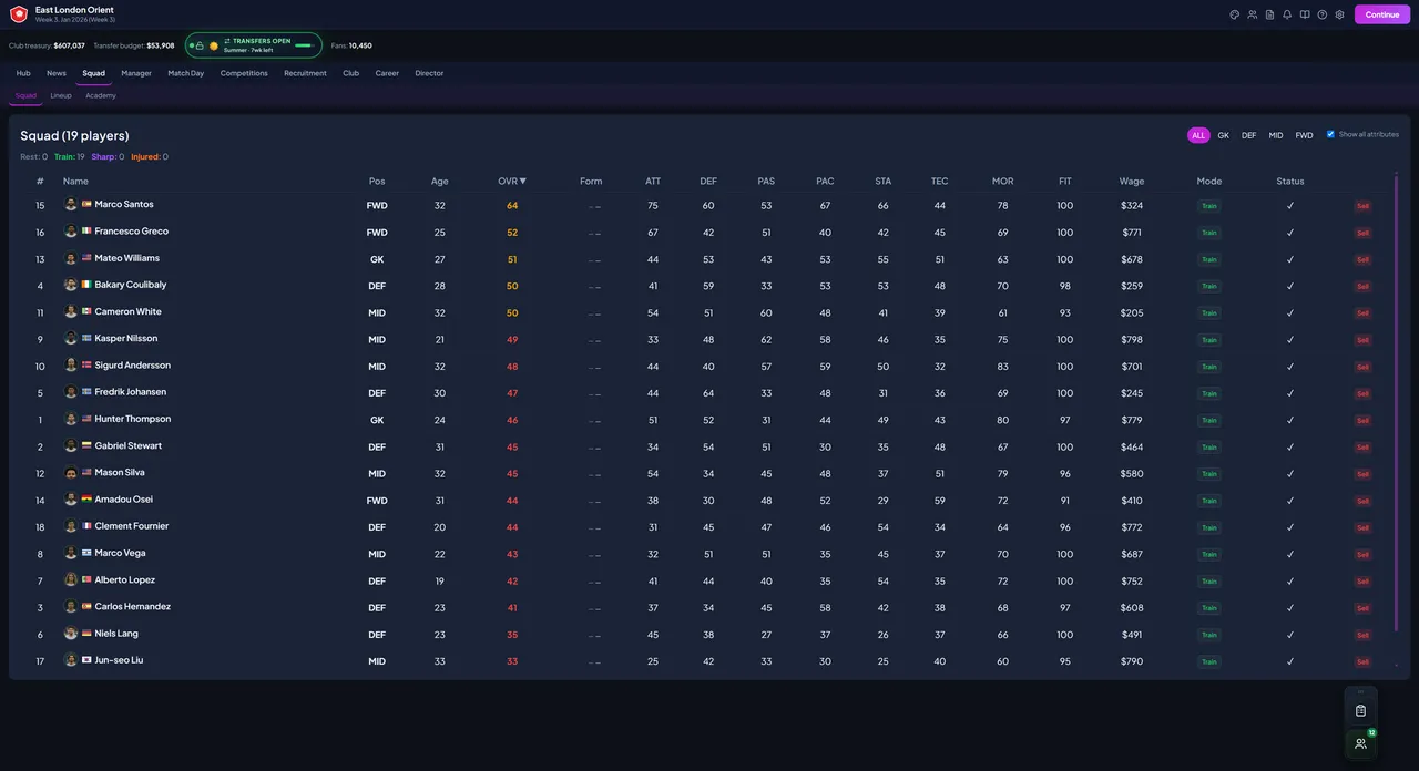 Football Boardroom screenshot 1