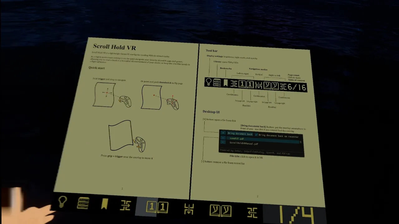 Scroll Hold VR screenshot 4