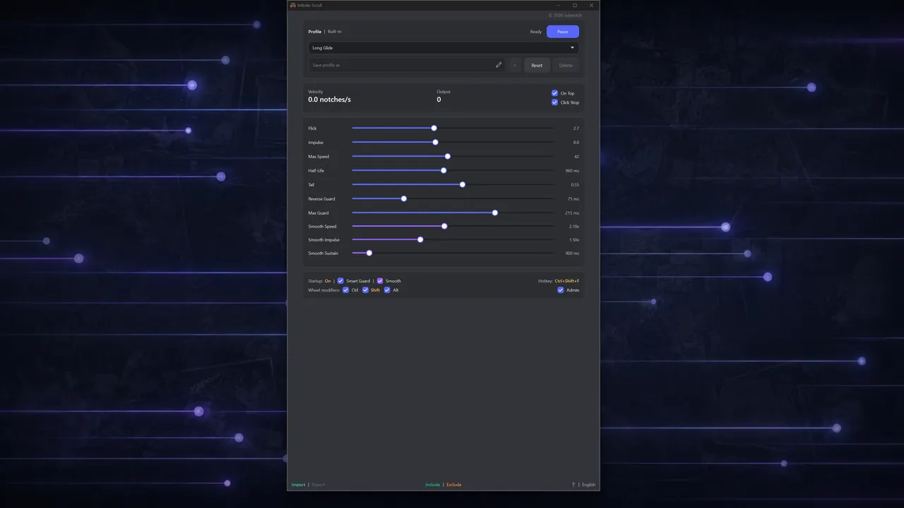 Infinite Scroll: Smooth Mouse Scrolling screenshot 2