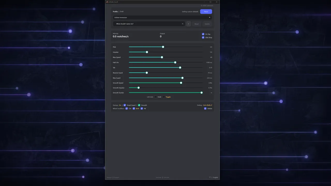 Infinite Scroll: Smooth Mouse Scrolling screenshot 3