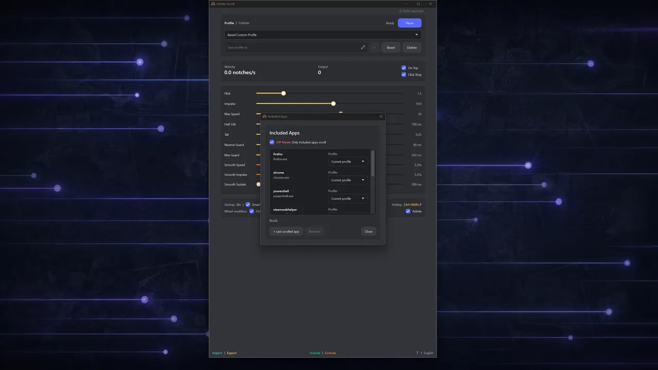 Infinite Scroll: Smooth Mouse Scrolling screenshot 4