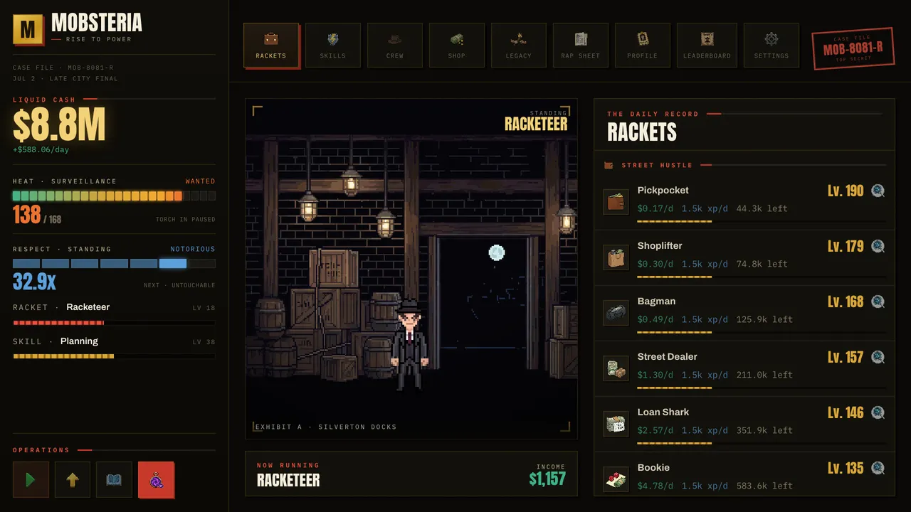 Mobsteria: Rise screenshot 3