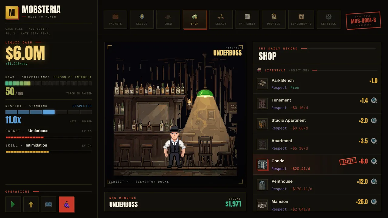 Mobsteria: Rise screenshot 5