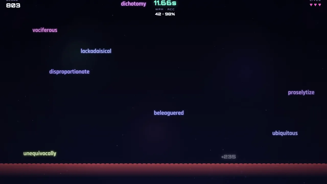 Typerain screenshot 6