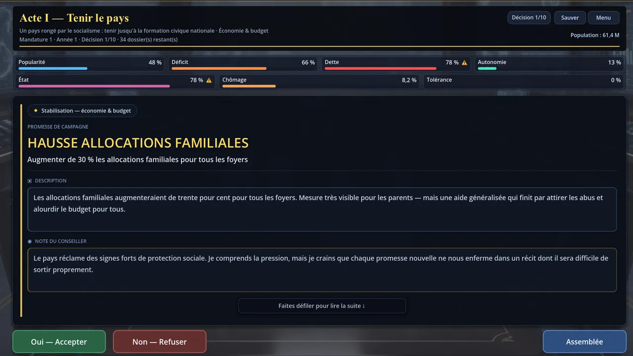 Mandat screenshot 2