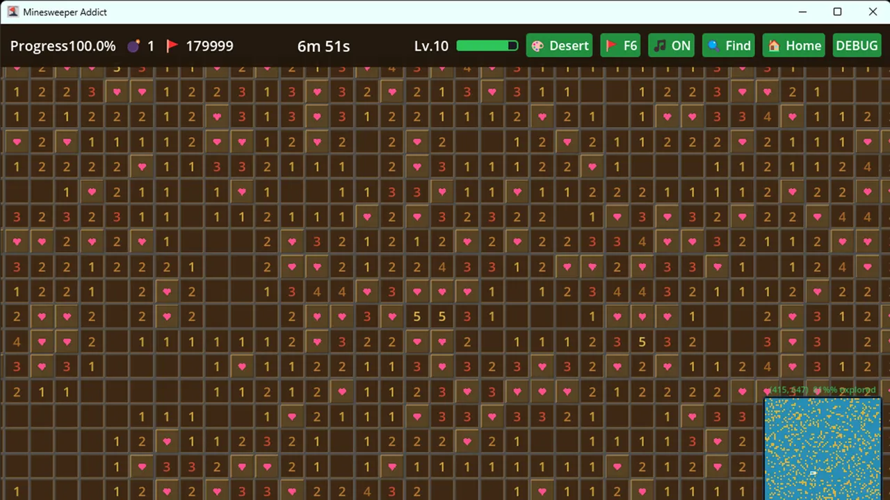 Infinite Minesweeper Simulator screenshot 6