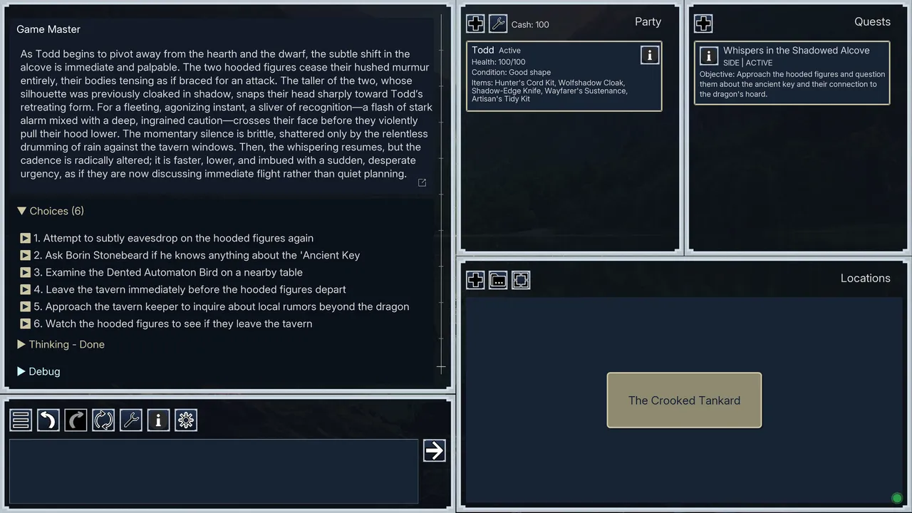 Exo's CYOA screenshot 1