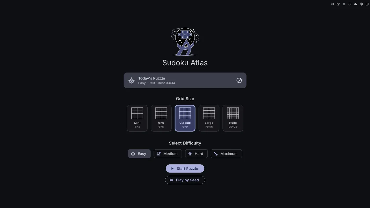 Sudoku Atlas screenshot 1