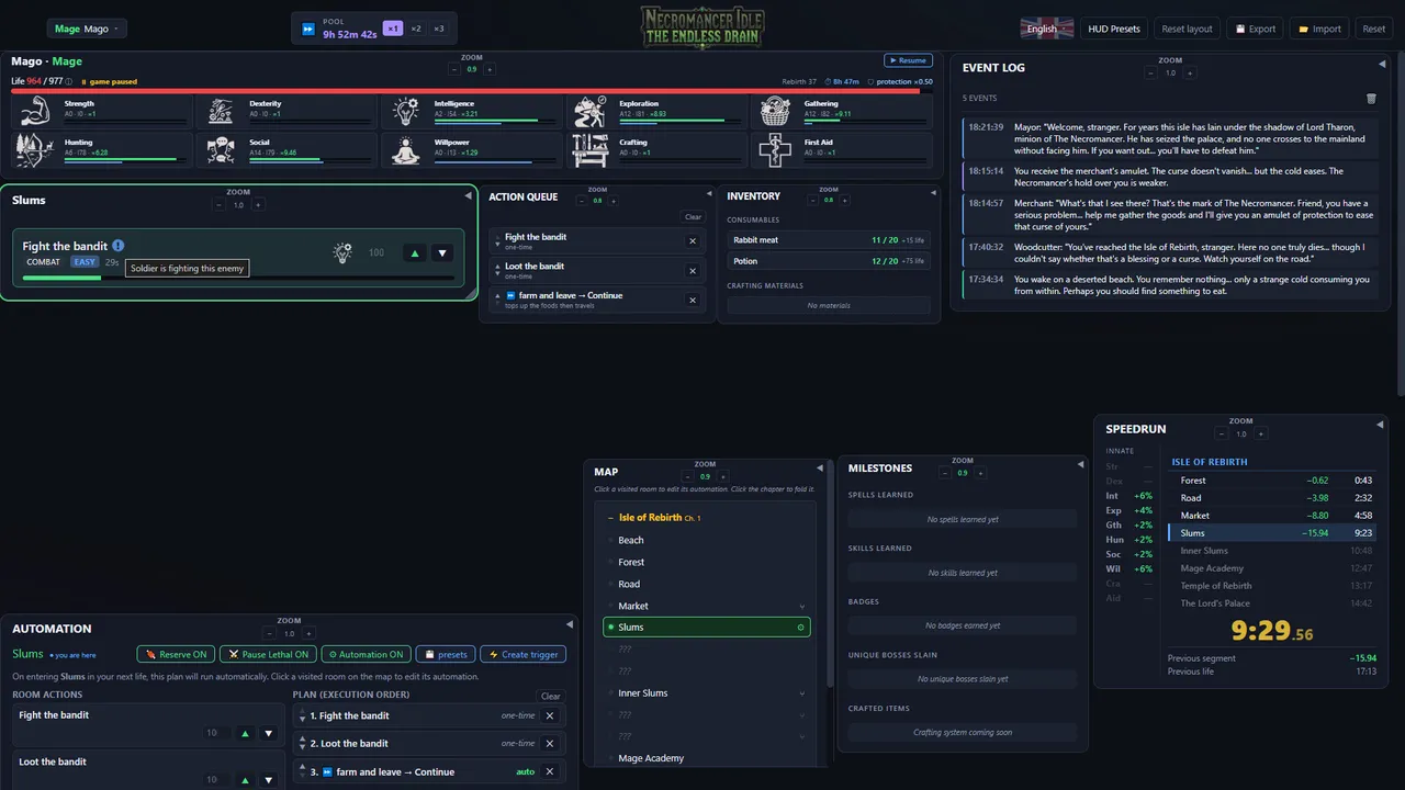 Necromancer Idle: The Endless Drain screenshot 3