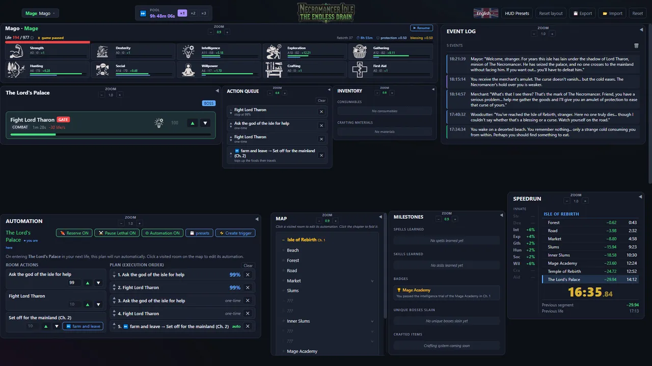 Necromancer Idle: The Endless Drain screenshot 5