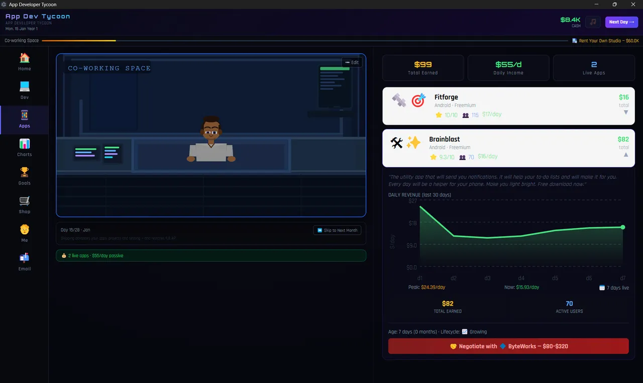 App Developer Tycoon screenshot 4