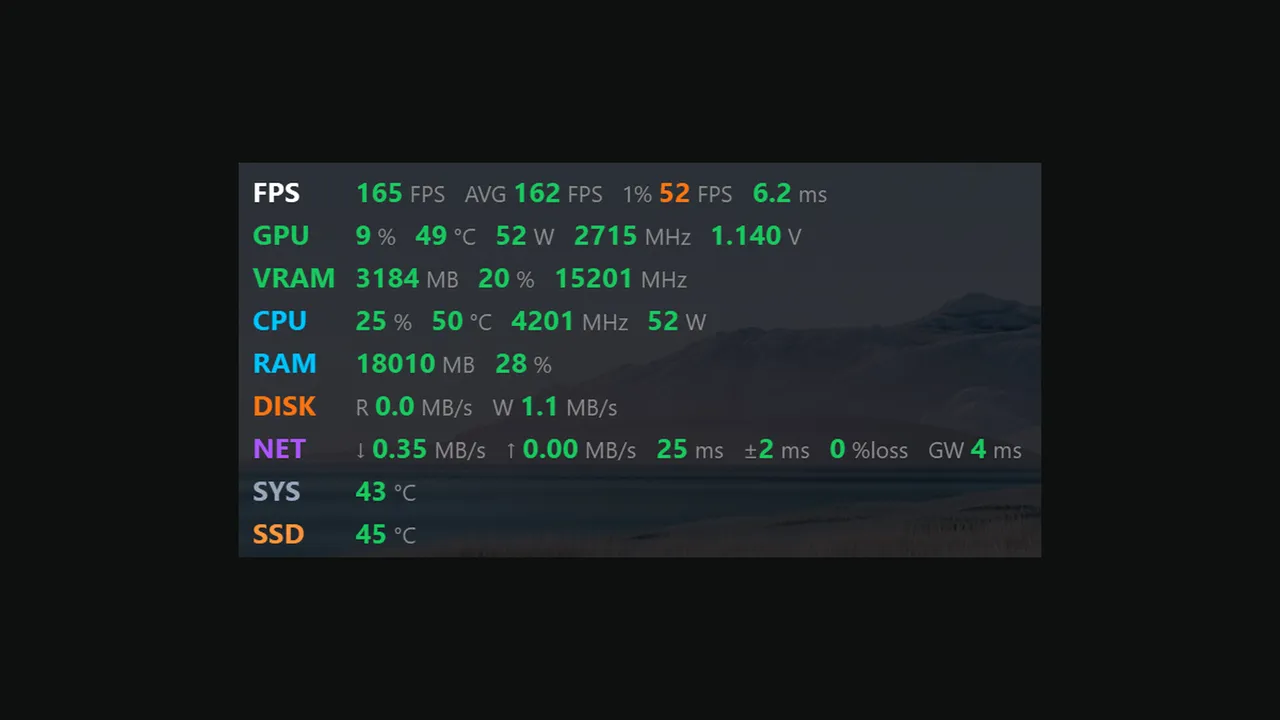Frame Radar screenshot 2