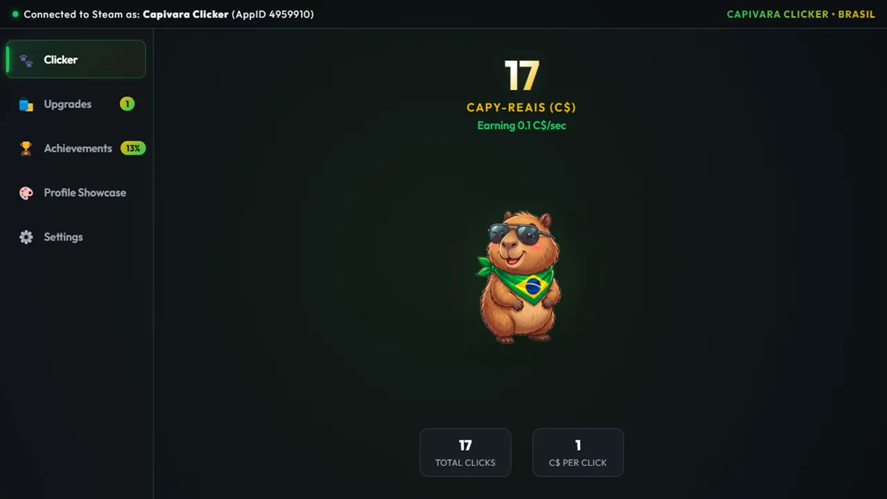 Capivara Clicker screenshot 1