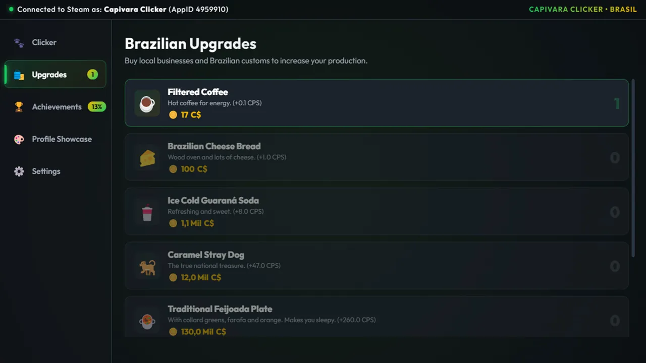 Capivara Clicker screenshot 2