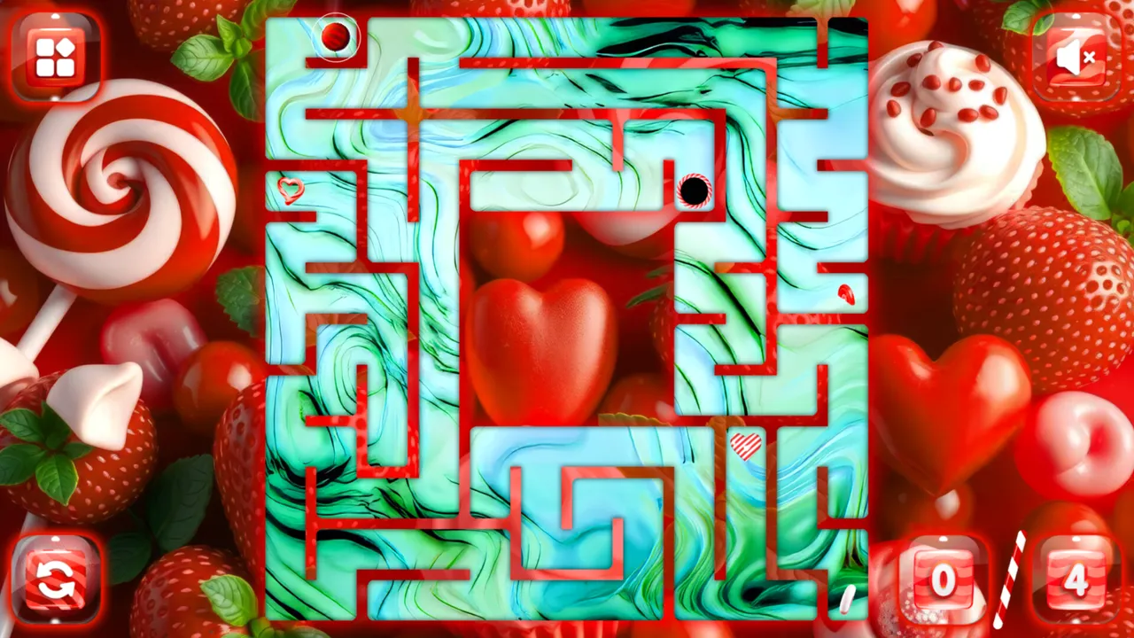 Sweetie Candy Maze: Crimson Strawberry screenshot 2